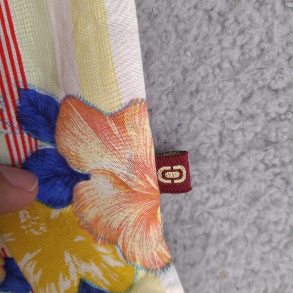 Conic Hawaiian Shirt Mens XXL Colorful Floral Button Down Camp Short Sleeve - Picture 6 of 14